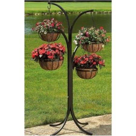 WOODSTREAM Woodstream Coropration HB4T-A 4 Arm Tree with Hanging Baskets HB4T-A